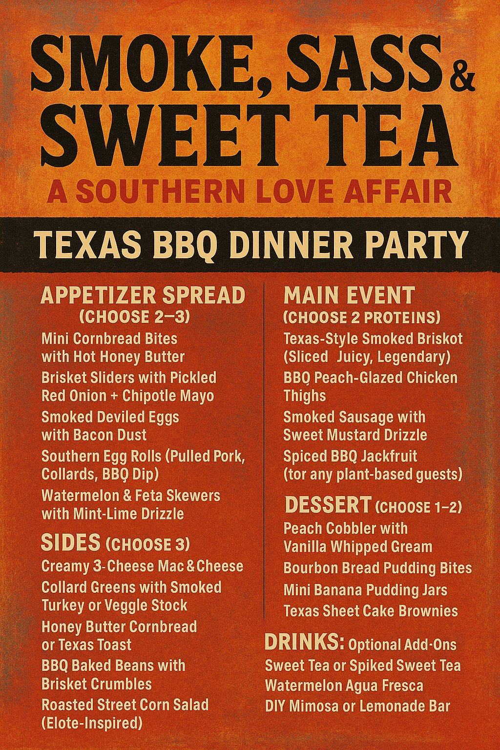 Smoke, Sass & Sweet Tea