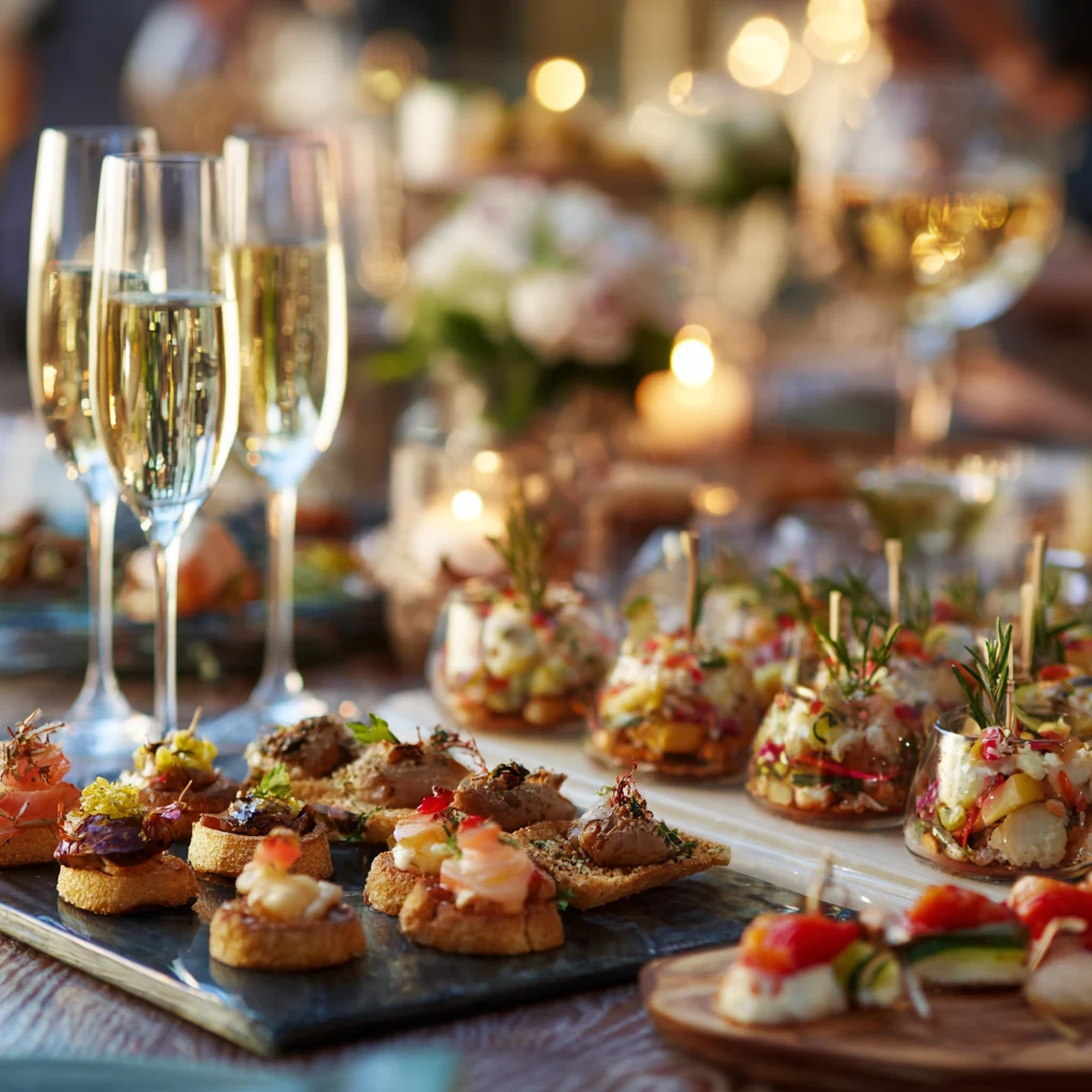HoneyPott Events passed hors d'oeuvres