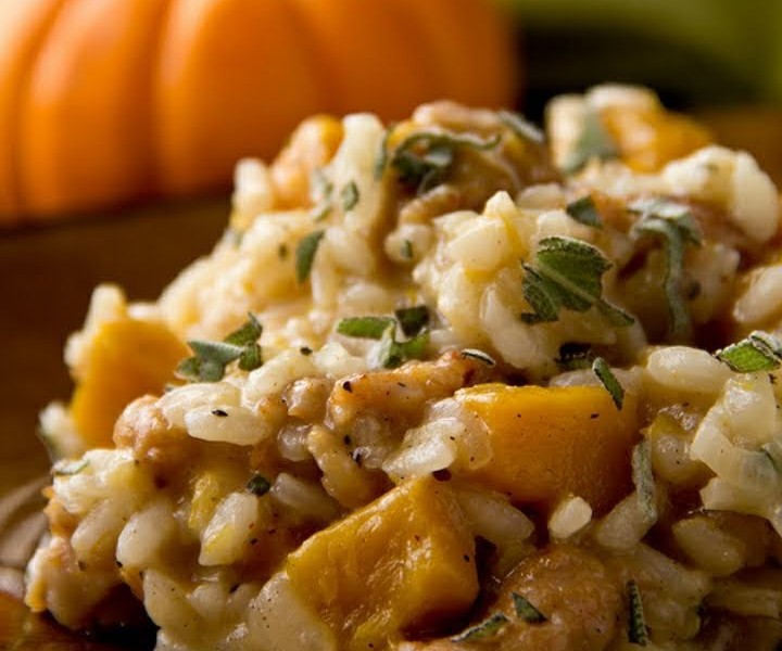 Pumpkin risotto