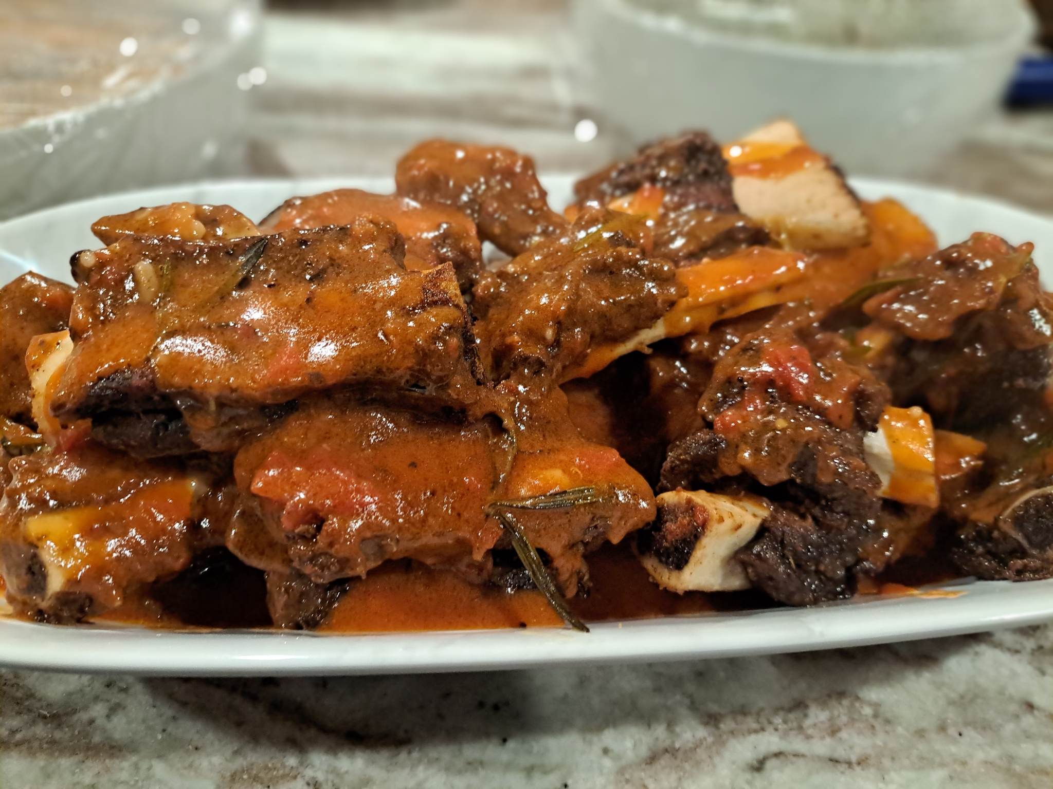 Braised short ribs