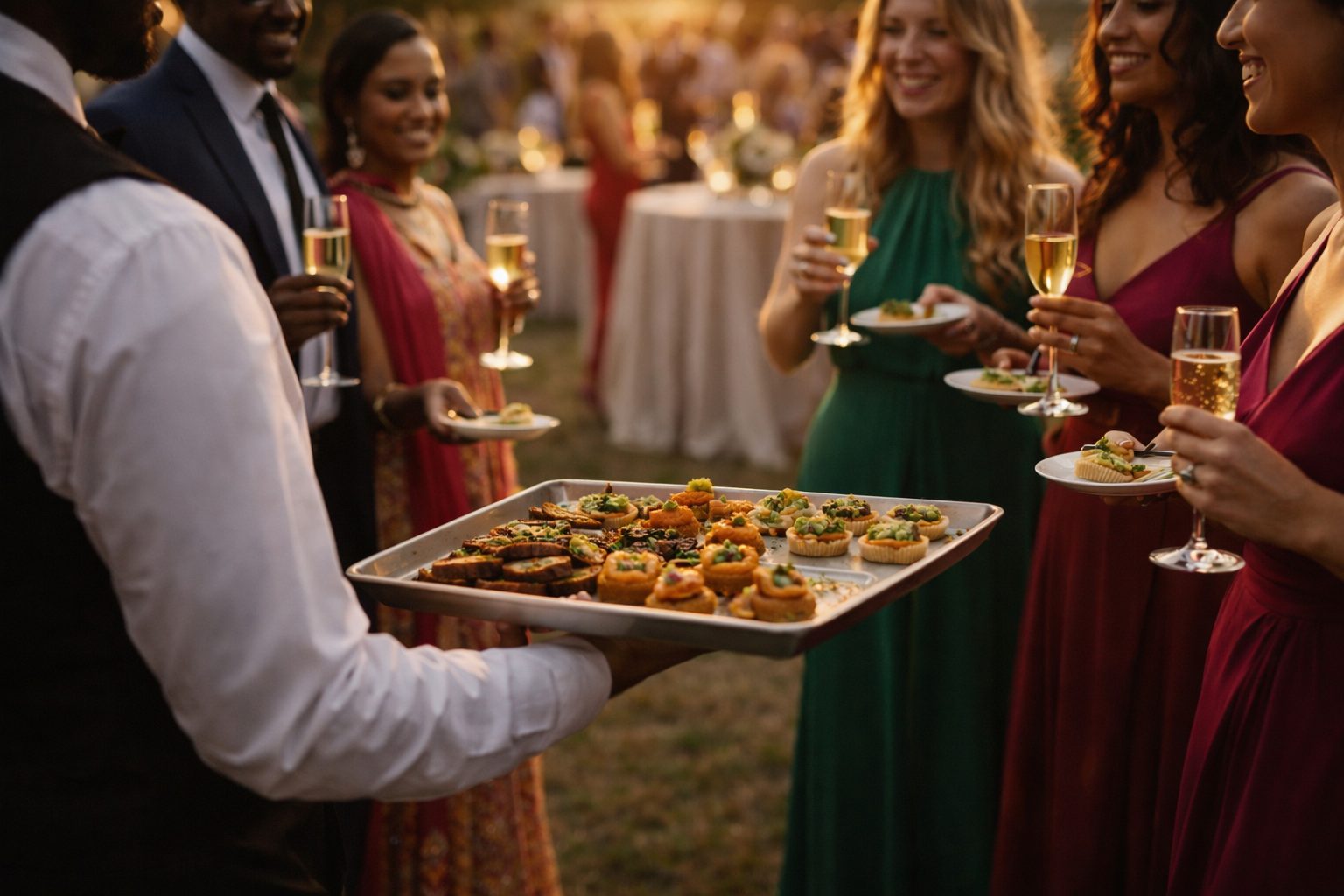 Wedding celebration toast